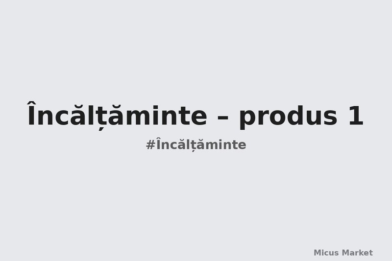 Încălțăminte – produs 1